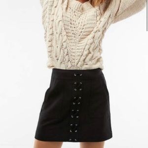 Express NWOT Lace-Up Skirt